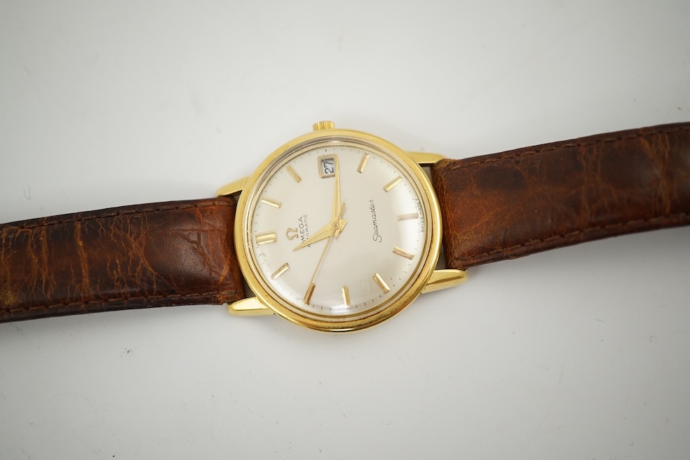 A gentleman's 1960's 18ct gold Omega Seamaster Automatic wrist watch